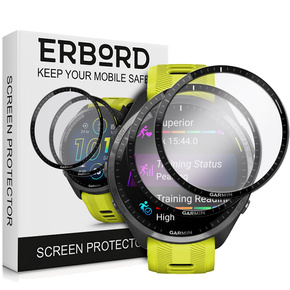 2x hybridní sklo ERBORD pro Garmin Forerunner 965