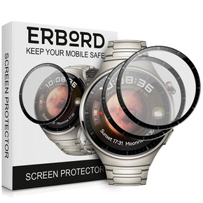 2x hybridní sklo ERBORD pro Huawei Watch 4 Pro