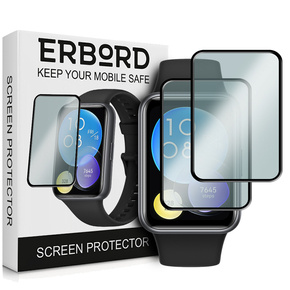 2x hybridní sklo ERBORD pro Huawei Watch Fit 2