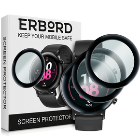 2x hybridní sklo ERBORD pro Huawei Watch GT 2 42MM