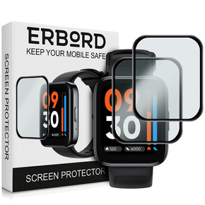 2x hybridní sklo ERBORD pro Realme Watch 3