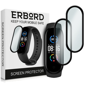 2x hybridní sklo ERBORD pro Xiaomi Mi Band 5