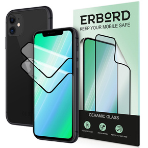 2x keramické hybridní sklo ERBORD pro iPhone 14 Pro Max