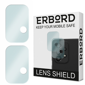 2x tvrzené sklo ERBORD pro kameru na Samsung Galaxy A13 4G/5G, průhledný