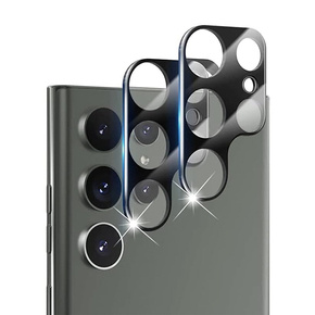 2x tvrzené sklo ERBORD pro kameru na Samsung Galaxy S24 Ultra, průhledné