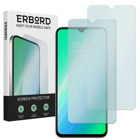 2x tvrzené sklo pro Motorola Moto E22/E22i, ERBORD 9H Hard Glass na displeji