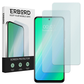 2x tvrzené sklo pro Samsung Galaxy M52, ERBORD 9H Hard Glass na displeji