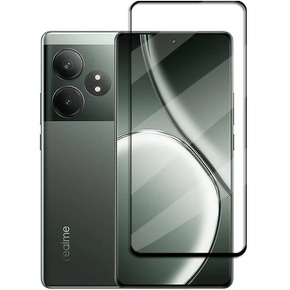 3D tvrzené sklo pro Realme GT 6 / 6T, černý rámeček