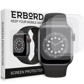 3x ERBORD Hydrogelová fólie pro Apple Watch 4/5/6/SE 40mm