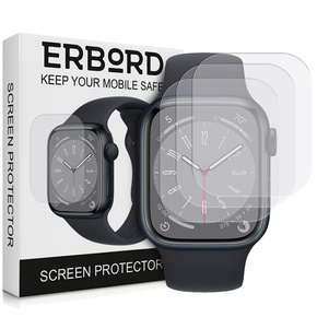 3x ERBORD Hydrogelová fólie pro Apple Watch 7/8 41mm