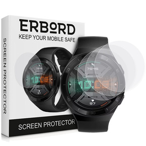 3x ERBORD Hydrogelová fólie pro Huawei Watch GT 2e