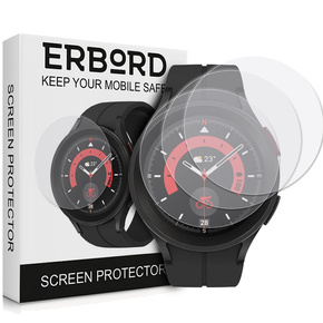 3x ERBORD Hydrogelová fólie pro Samsung Galaxy Watch 5 Pro 45mm