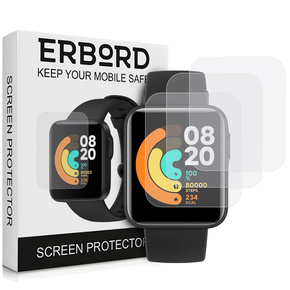 3x ERBORD Hydrogelová fólie pro Xiaomi Mi Watch Lite