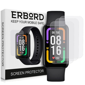 3x ERBORD Hydrogelová fólie pro Xiaomi Redmi Smart Band Pro