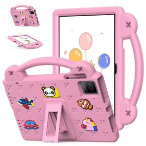 Dětské pouzdro pro T Tablet 5G, Cute Patterns, se stojánkem, růžové