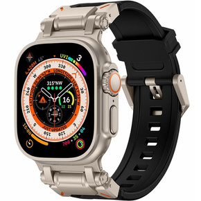 ERBORD ProTech řemínek pro Apple Watch 1/2/3/4/5/6/7/8/9/SE/Ultra/Ultra 2 42/44/45/49MM, černý