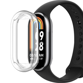 Etui TPU Frame do Xiaomi Smart Band 8, Przezroczyste