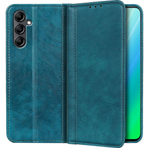 Flipové pouzdro pro Samsung Galaxy A14 4G/5G, Split Leather, zelené