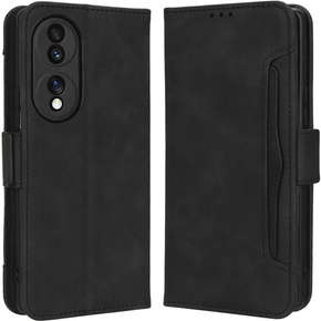 Klopové pouzdro pro Honor 70 5G, Card Slot, černémodré