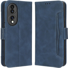 Klopové pouzdro pro Honor 70 5G, Card Slot, námořnicky modré