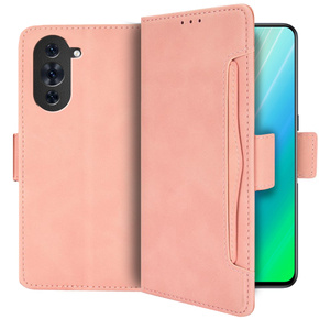 Klopové pouzdro pro Huawei Nova 10 Pro 4G, Card Slot, růžové