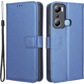 Klopové pouzdro pro Infinix Hot 20i, Wallet Smart Magnet Case, modré
