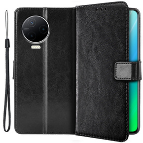 Klopové pouzdro pro Infinix Note 12 2023, Wallet, černé