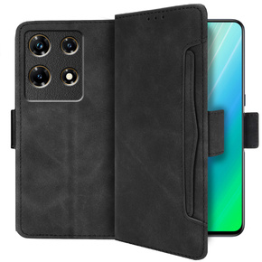 Klopové pouzdro pro Infinix Note 30 Pro 4G, Card Slot, černé