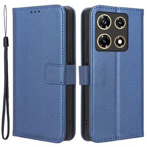 Klopové pouzdro pro Infinix Note 30 Pro 4G, Wallet Smart Magnet, modré