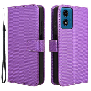 Klopové pouzdro pro Motorola Moto G24 / G24 Power / G04, Wallet Smart Magnet, fialové