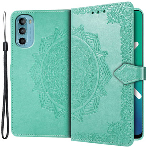 Klopové pouzdro pro Motorola Moto G52 / G82 5G, Mandala, zelené