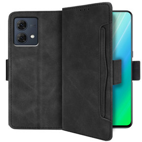 Klopové pouzdro pro Motorola Moto G84 5G, Card Slot, černé