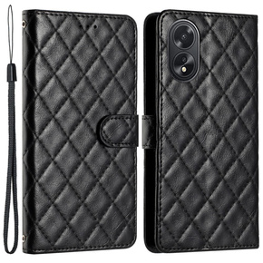 Klopové pouzdro pro Oppo A38 4G / Oppo A18 4G, Wallet, BINFEN COLOR, černé