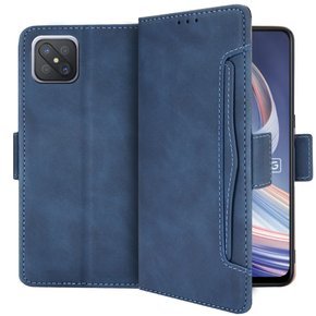 Klopové pouzdro pro Oppo Reno 4 Z 5G, Card Slot, modré