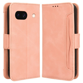 Klopové pouzdro pro Samsung Galaxy A15 4G / 5G, Card Slot, růžové