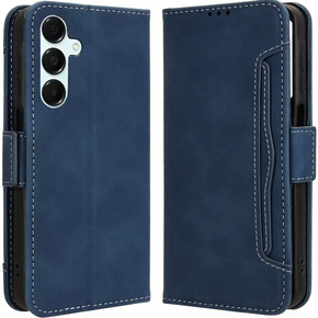 Klopové pouzdro pro Samsung Galaxy A16, Card Slot, námořnicky modré