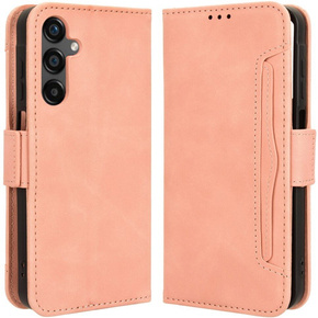 Klopové pouzdro pro Samsung Galaxy M35, Card Slot, růžové