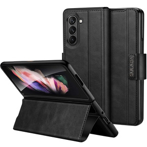 Klopové pouzdro pro Samsung Galaxy Z Fold5 5G, Wallet, černé