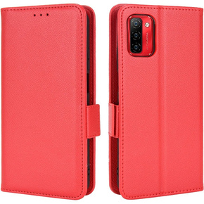 Klopové pouzdro pro Ulefone Note 12P, Wallet Litchi Magnet, červené