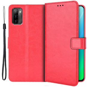 Klopové pouzdro pro Ulefone Note 12P, Wallet, červené