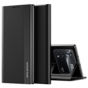 Klopové pouzdro pro Xiaomi Poco M4 Pro 4G, Side Magnetic, černé