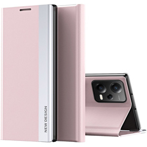 Klopové pouzdro pro Xiaomi Poco X5 5G / Redmi Note 12 5G, Side Magnetic, růžové