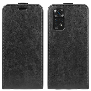 Klopové pouzdro pro Xiaomi Redmi Note 11/11S, Flip, černé