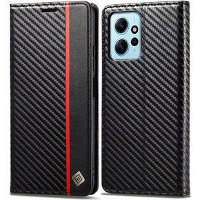 Klopové pouzdro pro Xiaomi Redmi Note 12 4G, Carbon LC.IMEEKE, černé