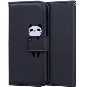 Klopové pouzdro pro Xiaomi Redmi Note 8 Pro, Wallet Panda, černé