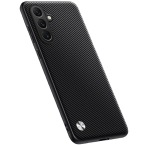 Kožené pouzdro pro Samsung Galaxy M55 5G, leather hybrid, carbon černé