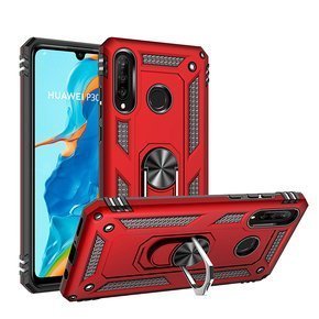 Pancéřové pouzdro pro Huawei P30 Lite, Nox Case Ring, červené