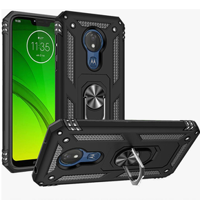 Pancéřové pouzdro pro Motorola Moto G7 Power, Nox Case Ring, černé