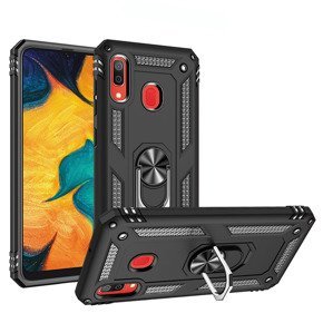 Pancéřové pouzdro pro Samsung Galaxy A40, Nox Case Ring, černé