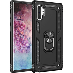 Pancéřové pouzdro pro Samsung Galaxy Note 10+ Plus, Nox Case Ring, černé